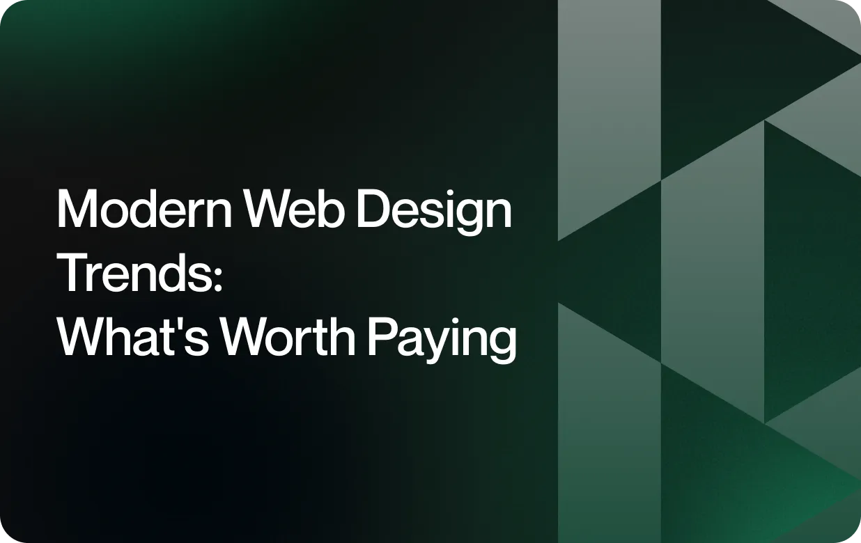 Modern Web Design Trends