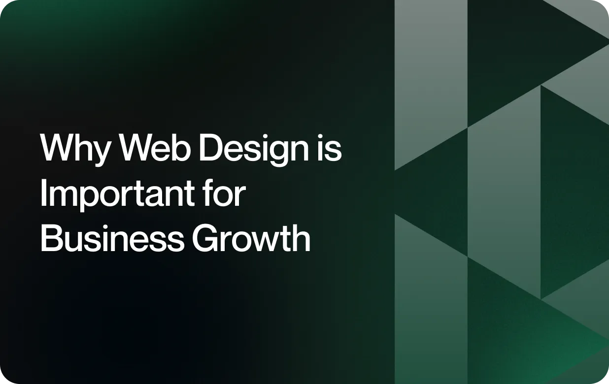 Web Design is Important for Business Growth