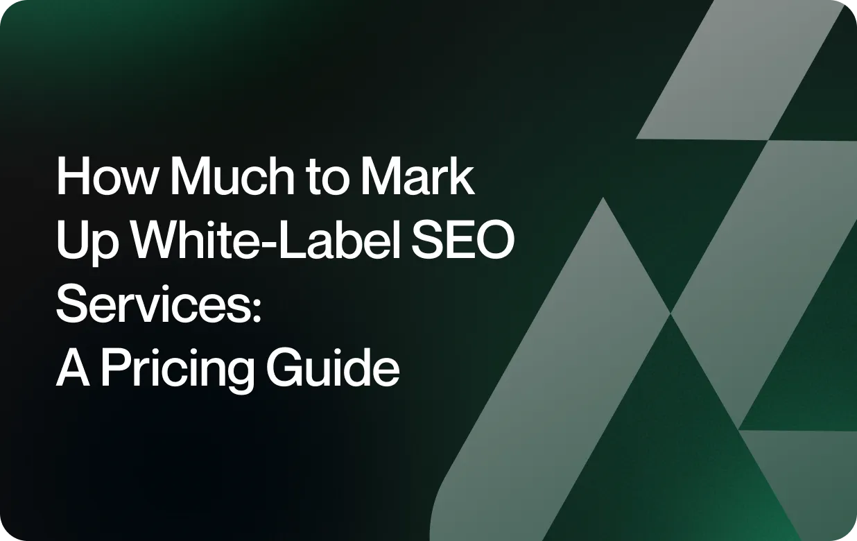 Mark Up White Label SEO Services